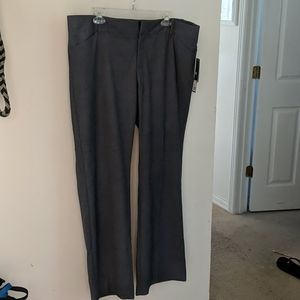 NWT New Mossimo Navy Check Women's Dress Trouser Pants 16